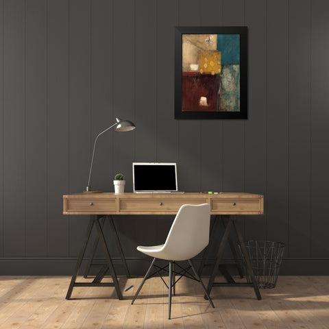 Structure II Black Modern Wood Framed Art Print by Thorngren, Mary Beth
