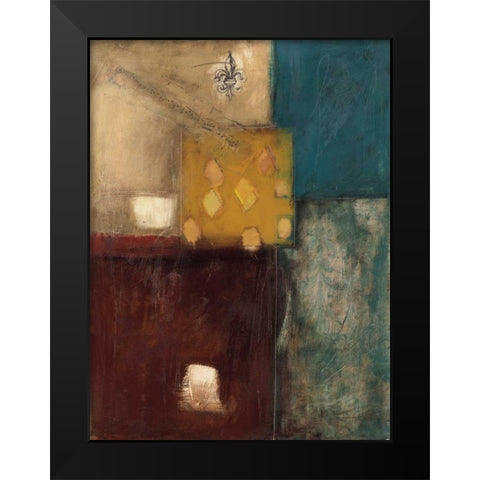 Structure II Black Modern Wood Framed Art Print by Thorngren, Mary Beth