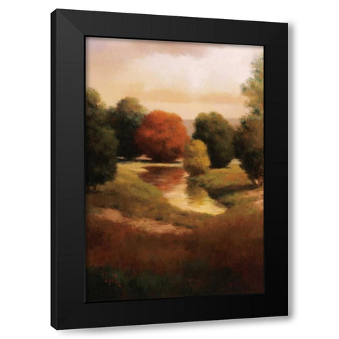 Summers Passage II Black Modern Wood Framed Art Print by Udell