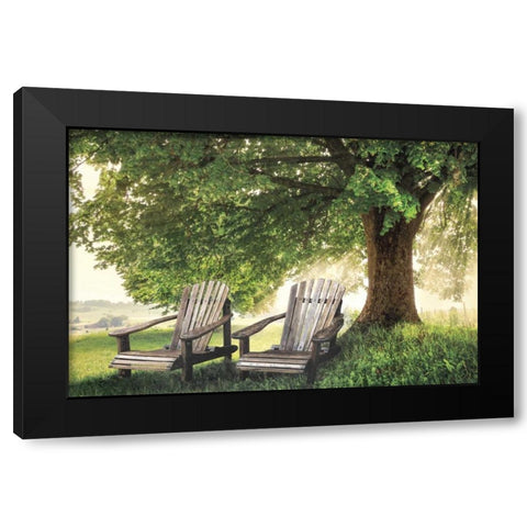 Made In The Shade Black Modern Wood Framed Art Print with Double Matting by Celebrate Life Gallery