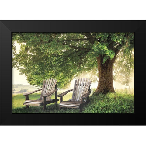 Made In The Shade Black Modern Wood Framed Art Print by Celebrate Life Gallery