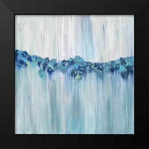 Keeping Calm Black Modern Wood Framed Art Print by Veysey, Sofia