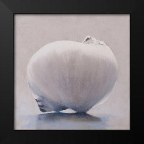 Full Moon Black Modern Wood Framed Art Print by Witkowski, Chris