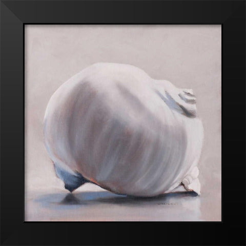 Moon Snail Black Modern Wood Framed Art Print by Witkowski, Chris