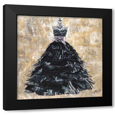 Gala I Black Modern Wood Framed Art Print by Wiley, Marta G.
