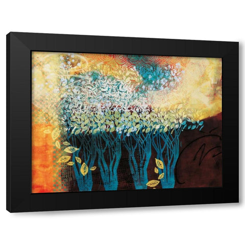 My Grandmothers Orchard Black Modern Wood Framed Art Print by Willson, Valerie