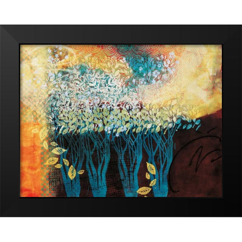 My Grandmothers Orchard Black Modern Wood Framed Art Print by Willson, Valerie