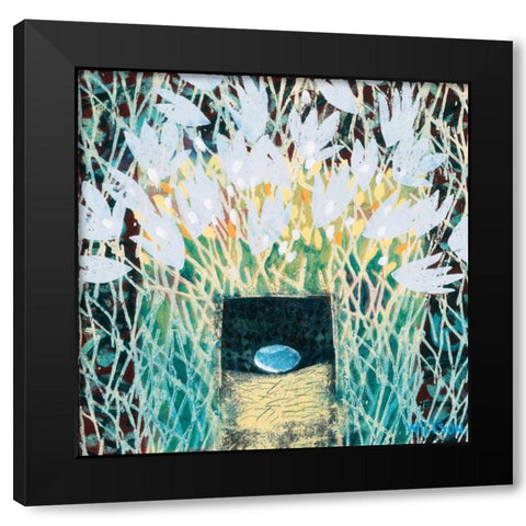 Hope Black Modern Wood Framed Art Print by Willson, Valerie