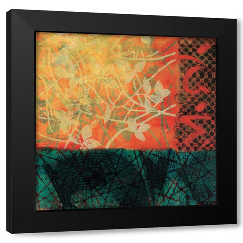 Hiding Place Black Modern Wood Framed Art Print by Willson, Valerie
