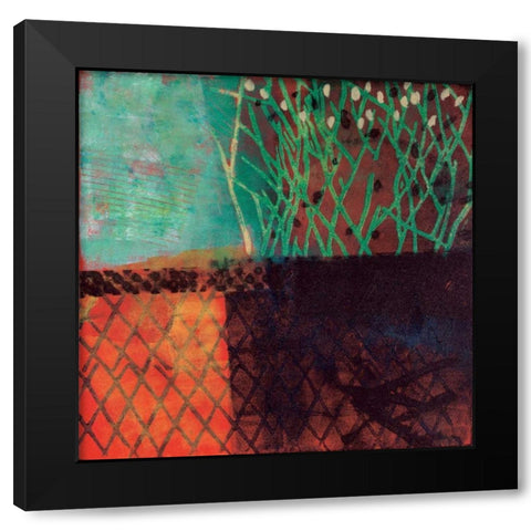 Borrowed Light Black Modern Wood Framed Art Print with Double Matting by Willson, Valerie