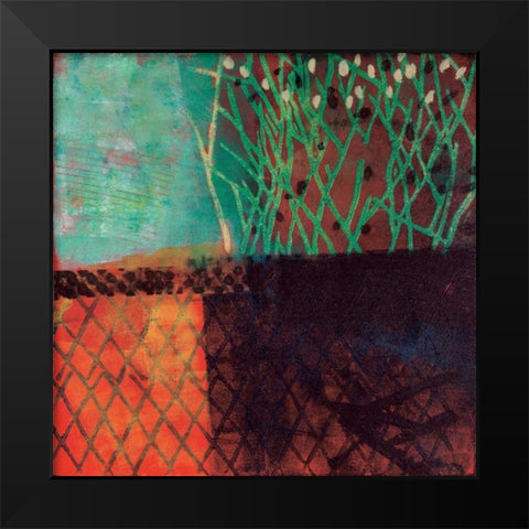 Borrowed Light Black Modern Wood Framed Art Print by Willson, Valerie