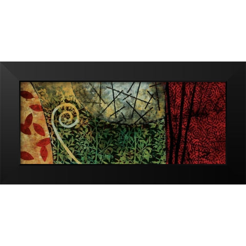 Vernal Moonrise Black Modern Wood Framed Art Print by Willson, Valerie