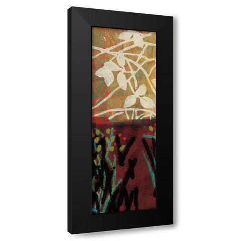Secret Pathways Black Modern Wood Framed Art Print by Willson, Valerie