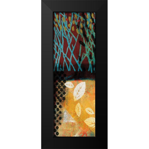 Meadows Edge Black Modern Wood Framed Art Print by Willson, Valerie