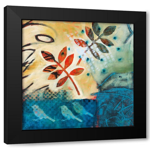 Seasons Change Black Modern Wood Framed Art Print by Willson, Valerie