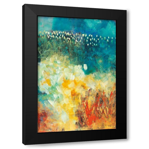The Answer Black Modern Wood Framed Art Print by Willson, Valerie