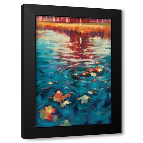 Essence Black Modern Wood Framed Art Print by Young, Donna