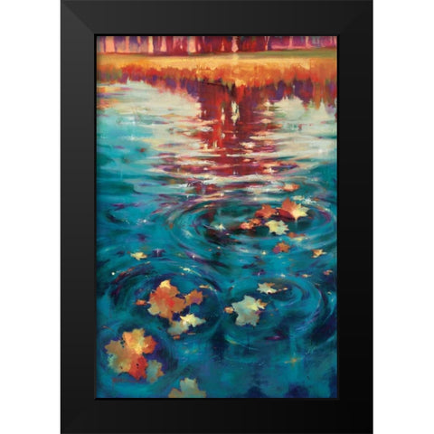 Essence Black Modern Wood Framed Art Print by Young, Donna