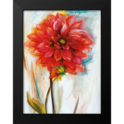Dalia Black Modern Wood Framed Art Print by Zielinska, Maria