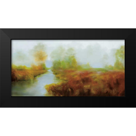 Fraser River Park Black Modern Wood Framed Art Print by Zakharova, Tetiana