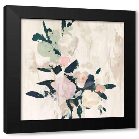 Flowers in Spring I  Black Modern Wood Framed Art Print with Double Matting by Aria K