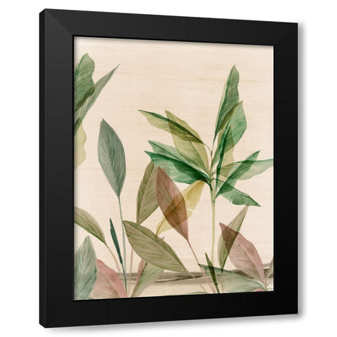 Colourful Tropics II  Black Modern Wood Framed Art Print by Aria K