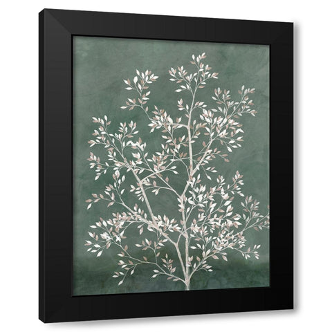 Delicate Tree I  Black Modern Wood Framed Art Print with Double Matting by Aria K