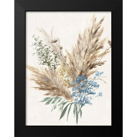 Rustic Bouquet I Black Modern Wood Framed Art Print by Aria K