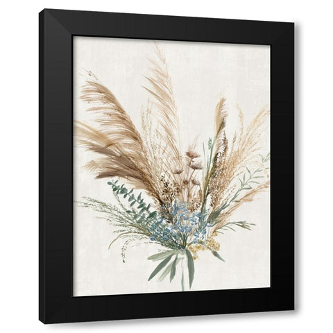 Rustic Bouquet II Black Modern Wood Framed Art Print with Double Matting by Aria K