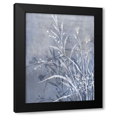 Cool Floral I Black Modern Wood Framed Art Print by Aria K