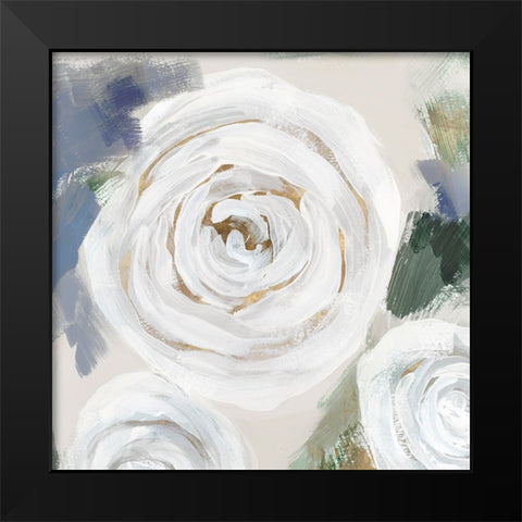 White Bundle II Black Modern Wood Framed Art Print by Aria K