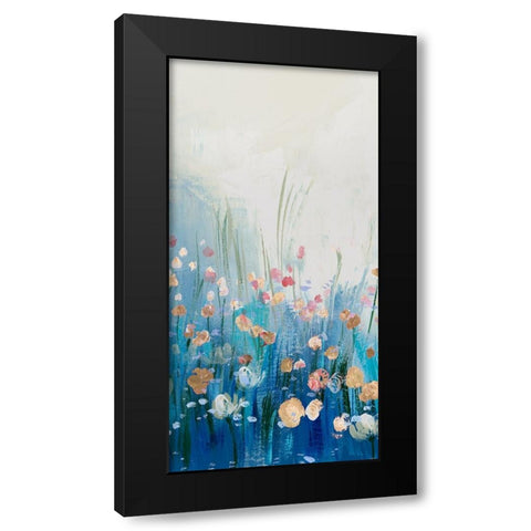 Springtime Splendor I Black Modern Wood Framed Art Print by Aria K