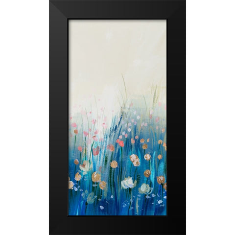 Springtime Splendor II Black Modern Wood Framed Art Print by Aria K