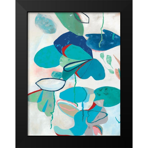 Aquatic Atmosphere I Black Modern Wood Framed Art Print by Rosa, Diana