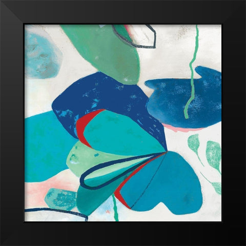 Aquatic Atmosphere II Black Modern Wood Framed Art Print by Rosa, Diana