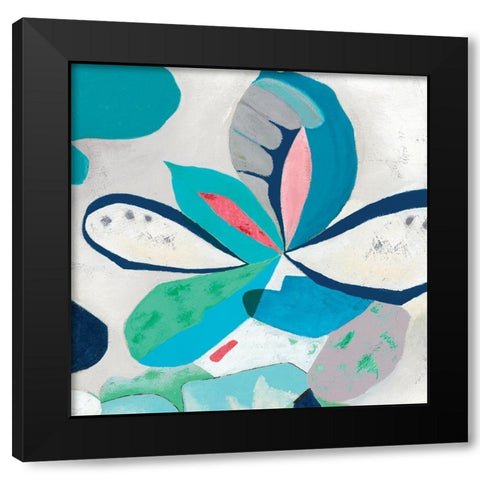 Ever Green Black Modern Wood Framed Art Print by Rosa, Diana