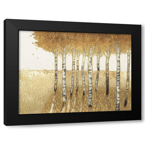Sunset Walk  Black Modern Wood Framed Art Print with Double Matting by Del Rizzo, Anthony