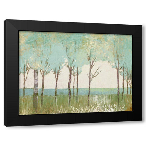 Evergreen Wanderlust I  Black Modern Wood Framed Art Print by Del Rizzo, Anthony