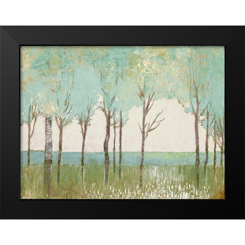 Evergreen Wanderlust I  Black Modern Wood Framed Art Print by Del Rizzo, Anthony