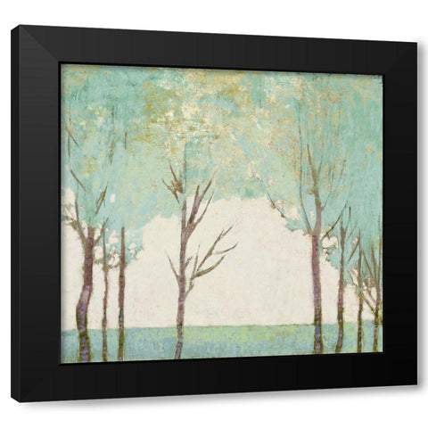 Evergreen Wanderlust III  Black Modern Wood Framed Art Print by Del Rizzo, Anthony