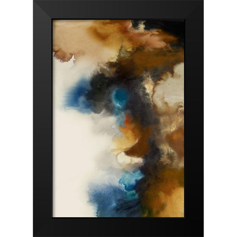 Shimmer  Black Modern Wood Framed Art Print by Peal, Emma