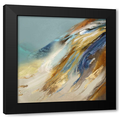 Fantasy Mountain  Black Modern Wood Framed Art Print by Peal, Emma