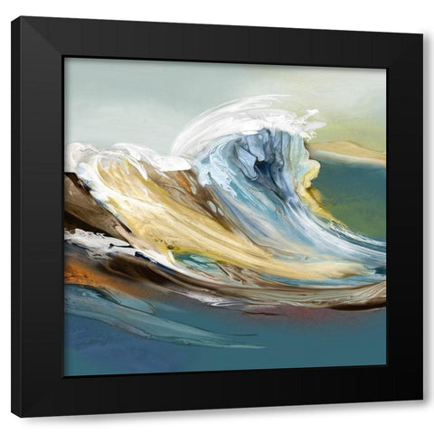 Fantasy Sea  Black Modern Wood Framed Art Print by Peal, Emma