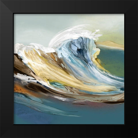 Fantasy Sea  Black Modern Wood Framed Art Print by Peal, Emma