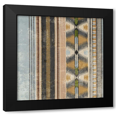 Navaho I  Black Modern Wood Framed Art Print with Double Matting by Peal, Emma