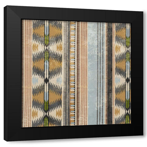 Navaho II  Black Modern Wood Framed Art Print with Double Matting by Peal, Emma
