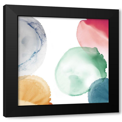 Delicate Transparency I  Black Modern Wood Framed Art Print with Double Matting by Peal, Emma