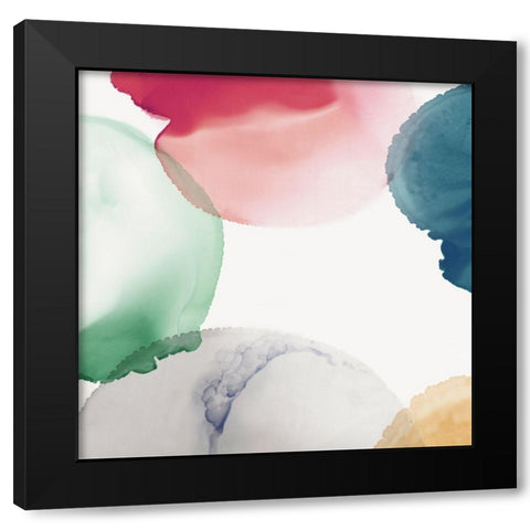 Delicate Transparency II Black Modern Wood Framed Art Print by Peal, Emma