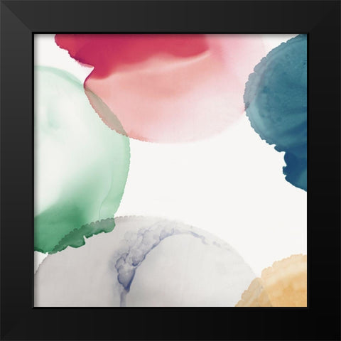 Delicate Transparency II Black Modern Wood Framed Art Print by Peal, Emma