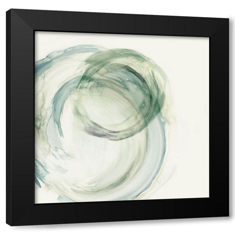 New Circle  Black Modern Wood Framed Art Print by Peal, Emma